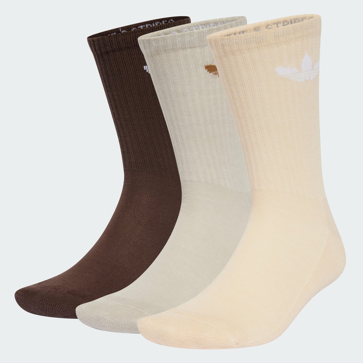 Lot de 6 paires de chaussettes, rembourrées brown / putty grey / crystal sand, adidas Originals