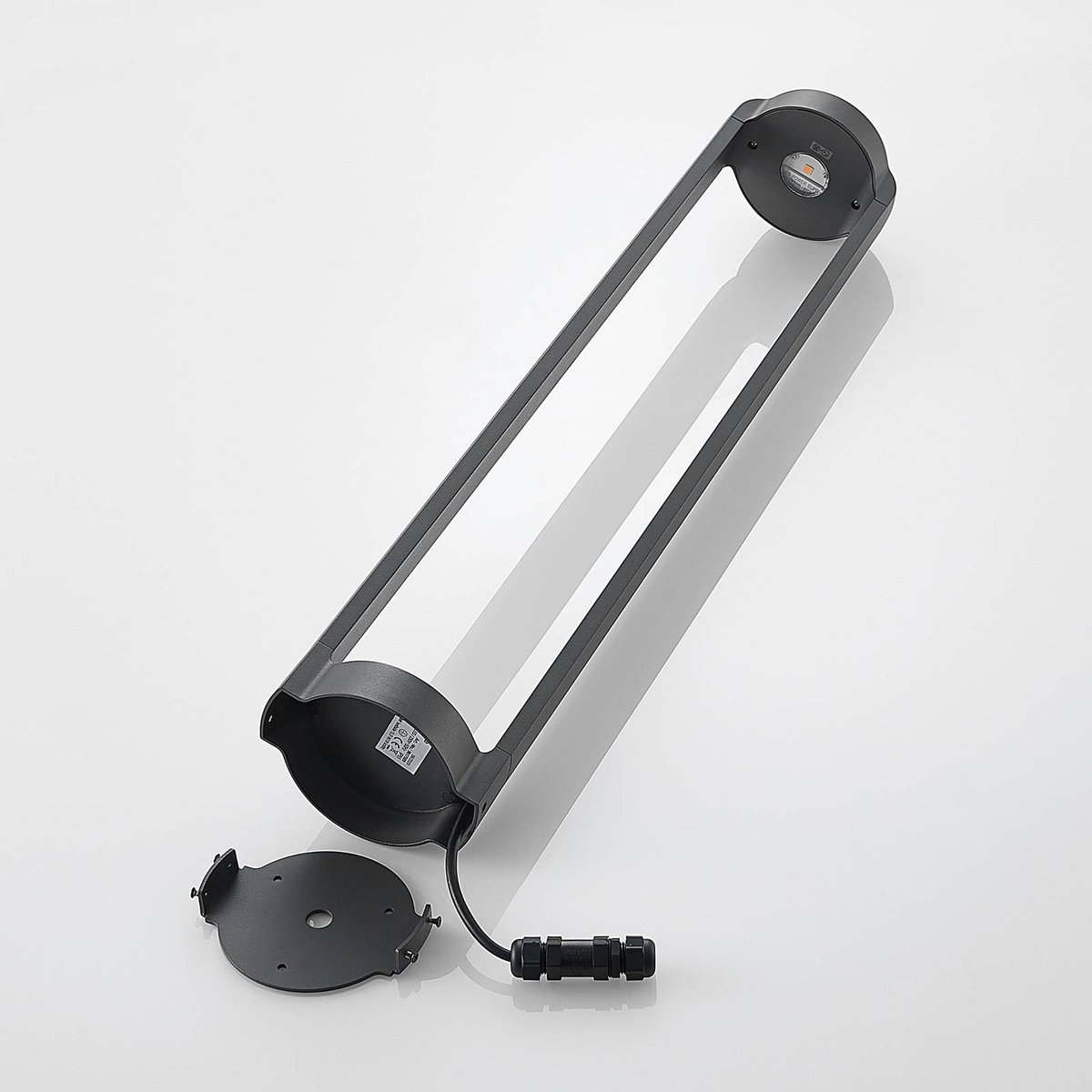 Luminaire extérieur en aluminium moderneLED anthracite, LUCANDE