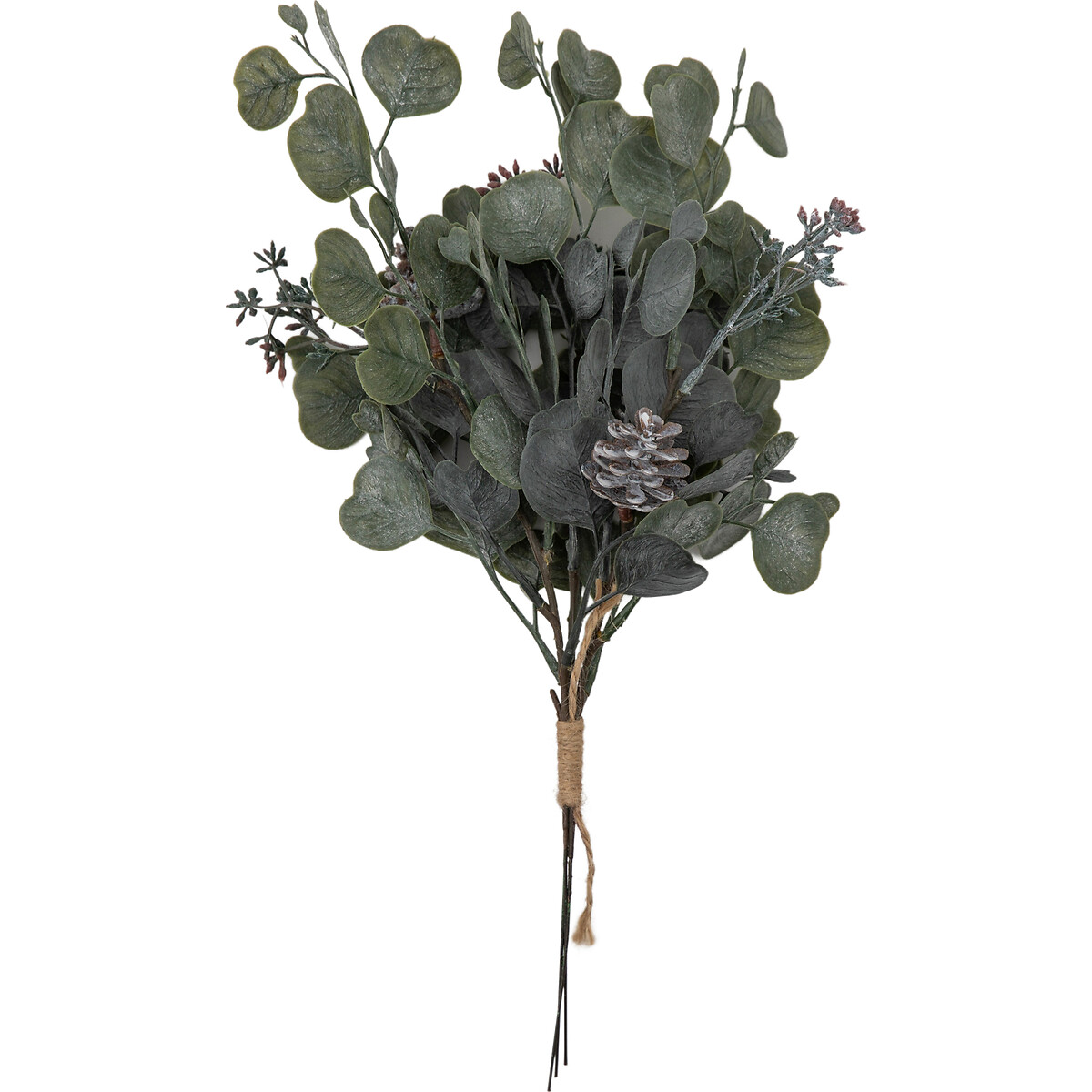 Pack of 3 41cm Artificial Seeded Eucalyptus Bundle green, ÉDITÉ