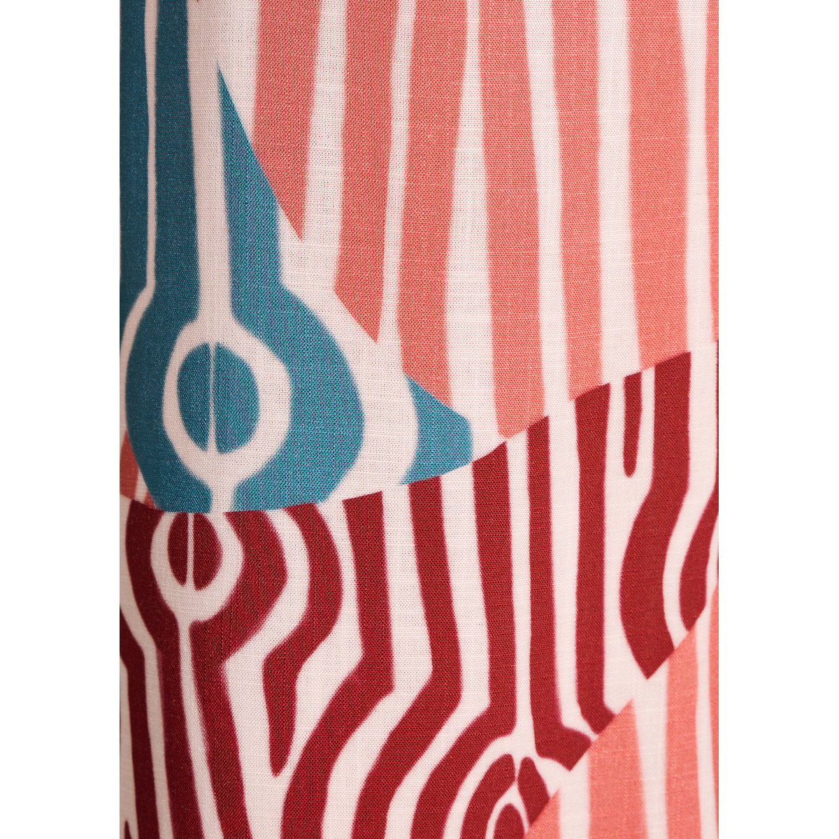 Pantalon fluide large à imprimé mahogany/bleu, LA FEE MARABOUTEE