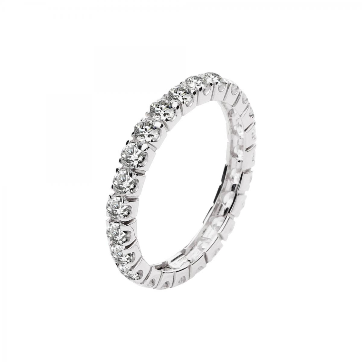 Bague en or blanc 750 B-CLASSIC argent, BLUESPIRIT
