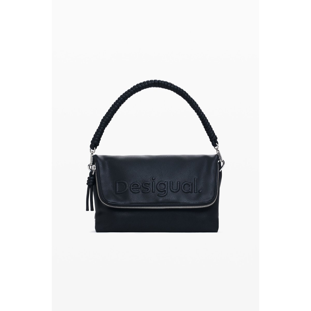 Sac bandoulière logo 3D noir, DESIGUAL