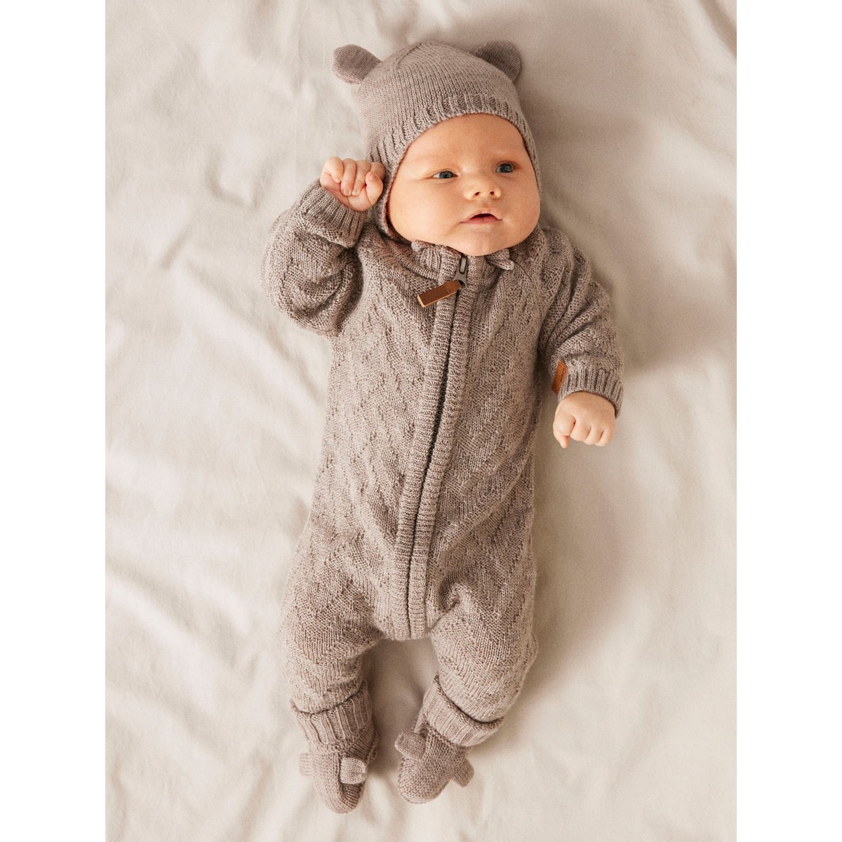 Pyjama Sans Pieds gris - satellite, NAME IT