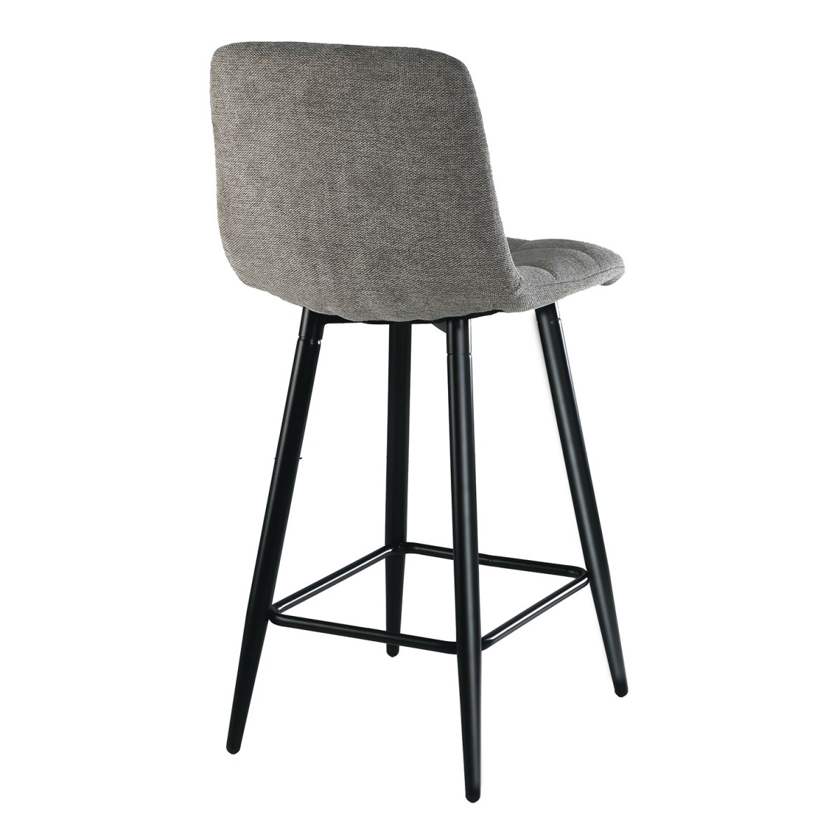 Tabourets en lot de 2 en tissu - SIA marron, CALICOSY