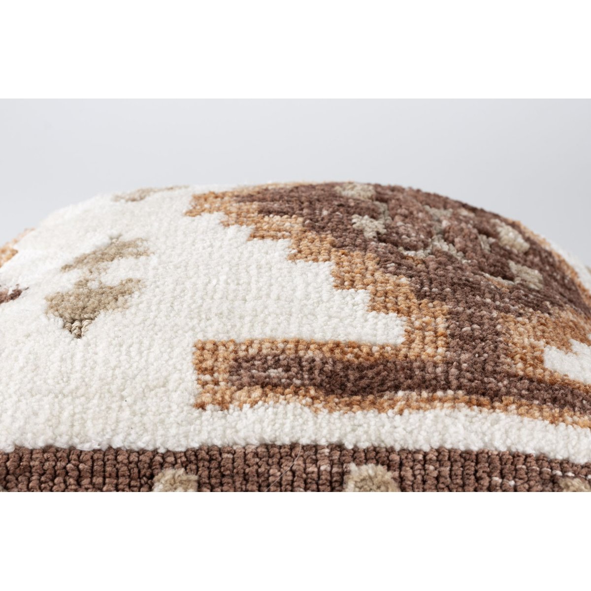 Coussin en tissu, MARON marron, BOITE A DESIGN
