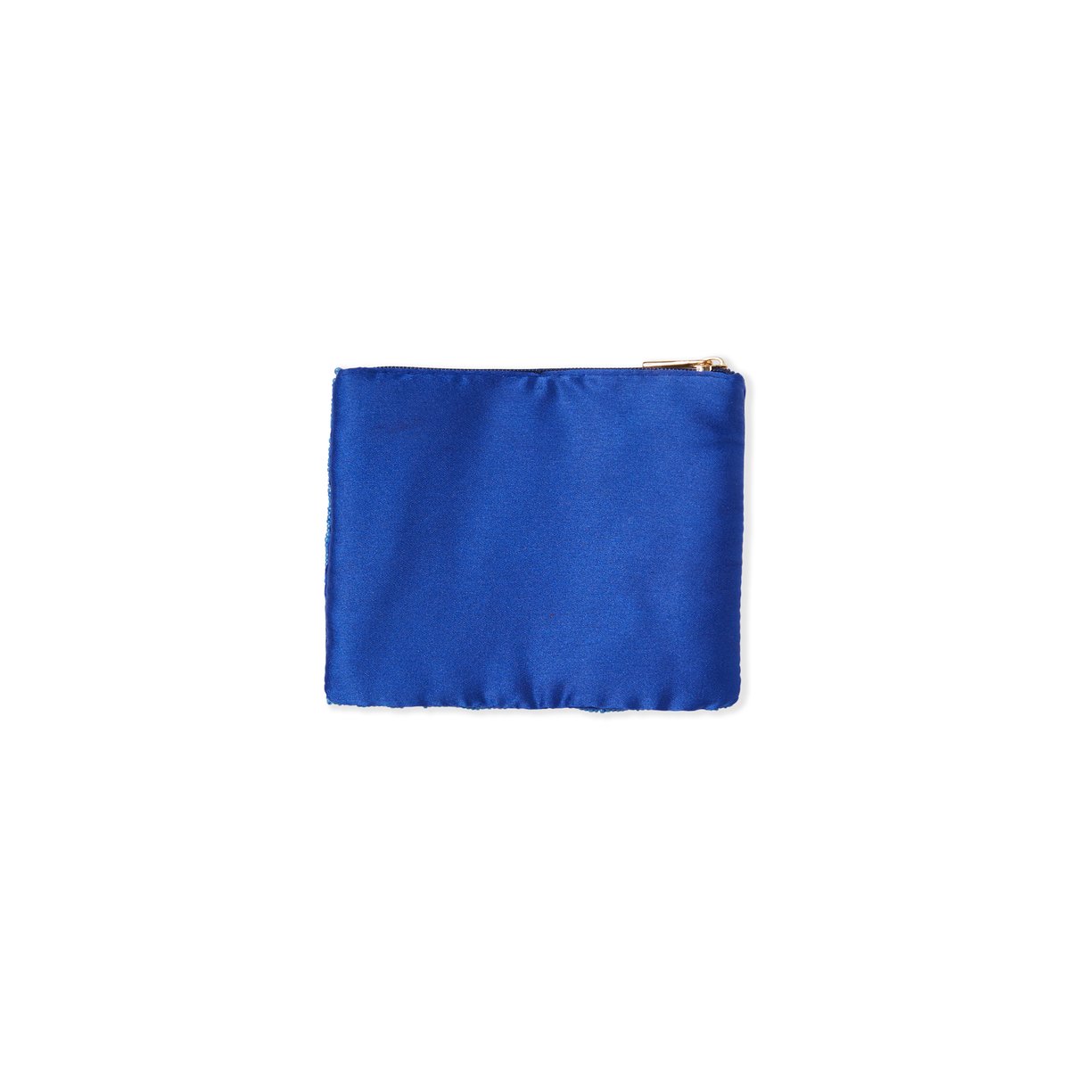 Pochette perlée à motif citron IRENE bleu vif, ETAM