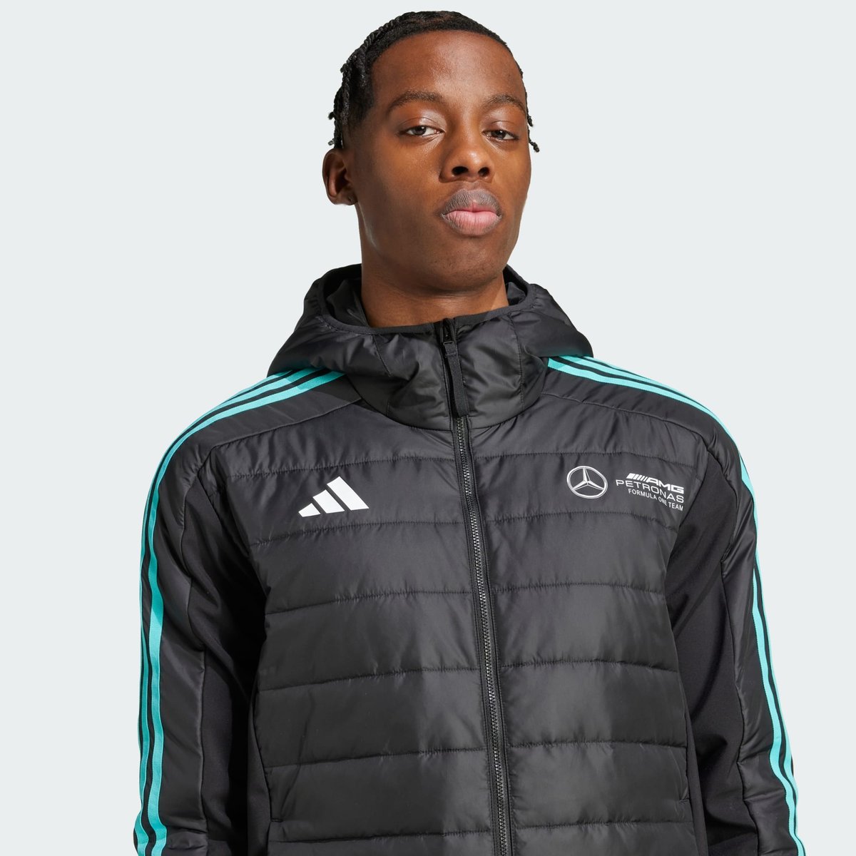 Veste Matelassée Mercedes - Amg Petronas Formula One Team Dna Veste Matelassée Mercedes - Amg Petronas Formula One Team Dna black / white, adidas Performance