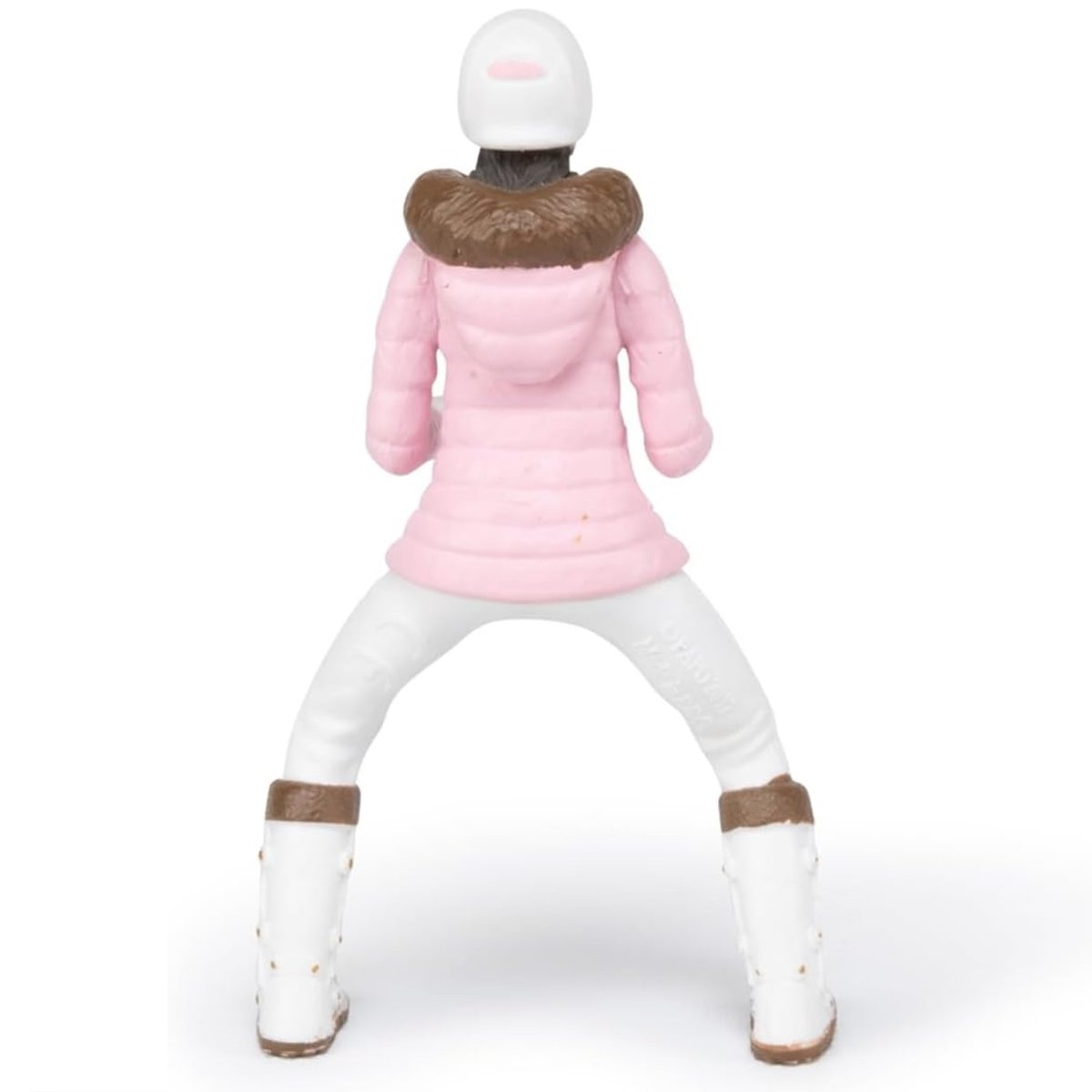 Figurine Cavalière Fashion hiver rose, PAPO