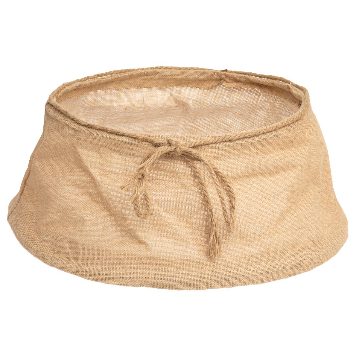 Cache pied de sapin Jedle jute beige, FEERIC LIGHTS & CHRISTMAS