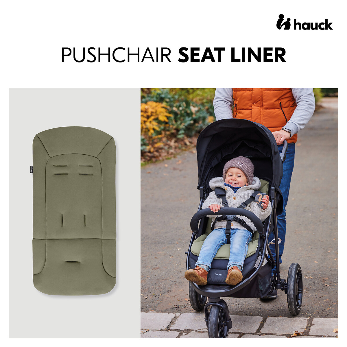 Seat Liner olive, HAUCK