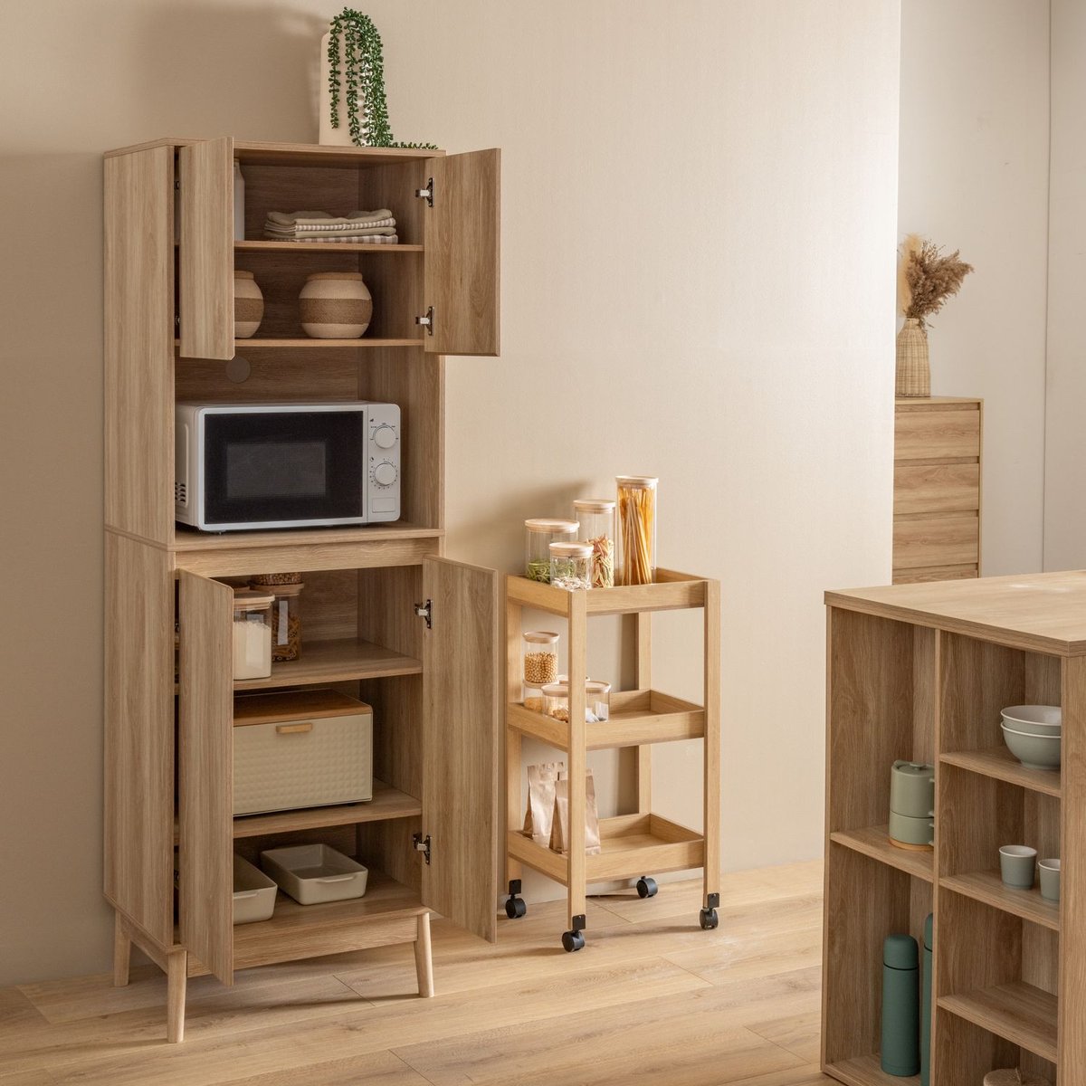 Buffet de cuisine ABANA beige, 5FIVE SIMPLY SMART