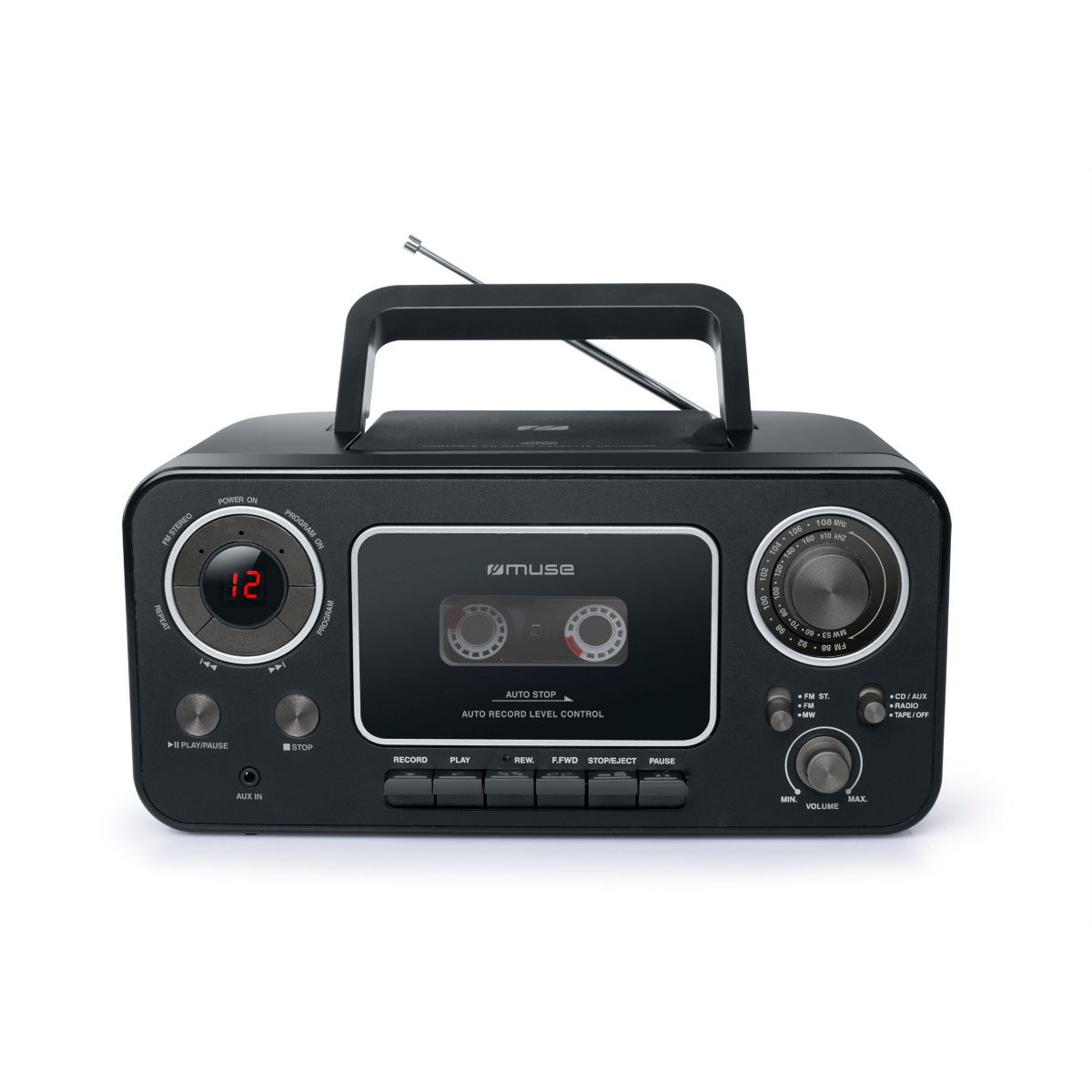 Radio CD M-182RDC noir, MUSE