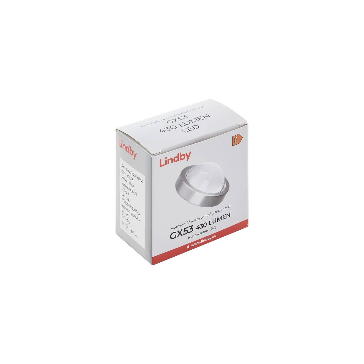 Ampoule GX53LED, Gx53 nickel, LINDBY