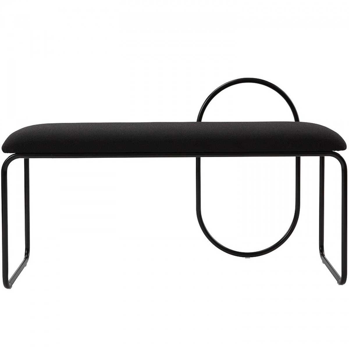 Banc Angui anthracite bouclé, AYTM