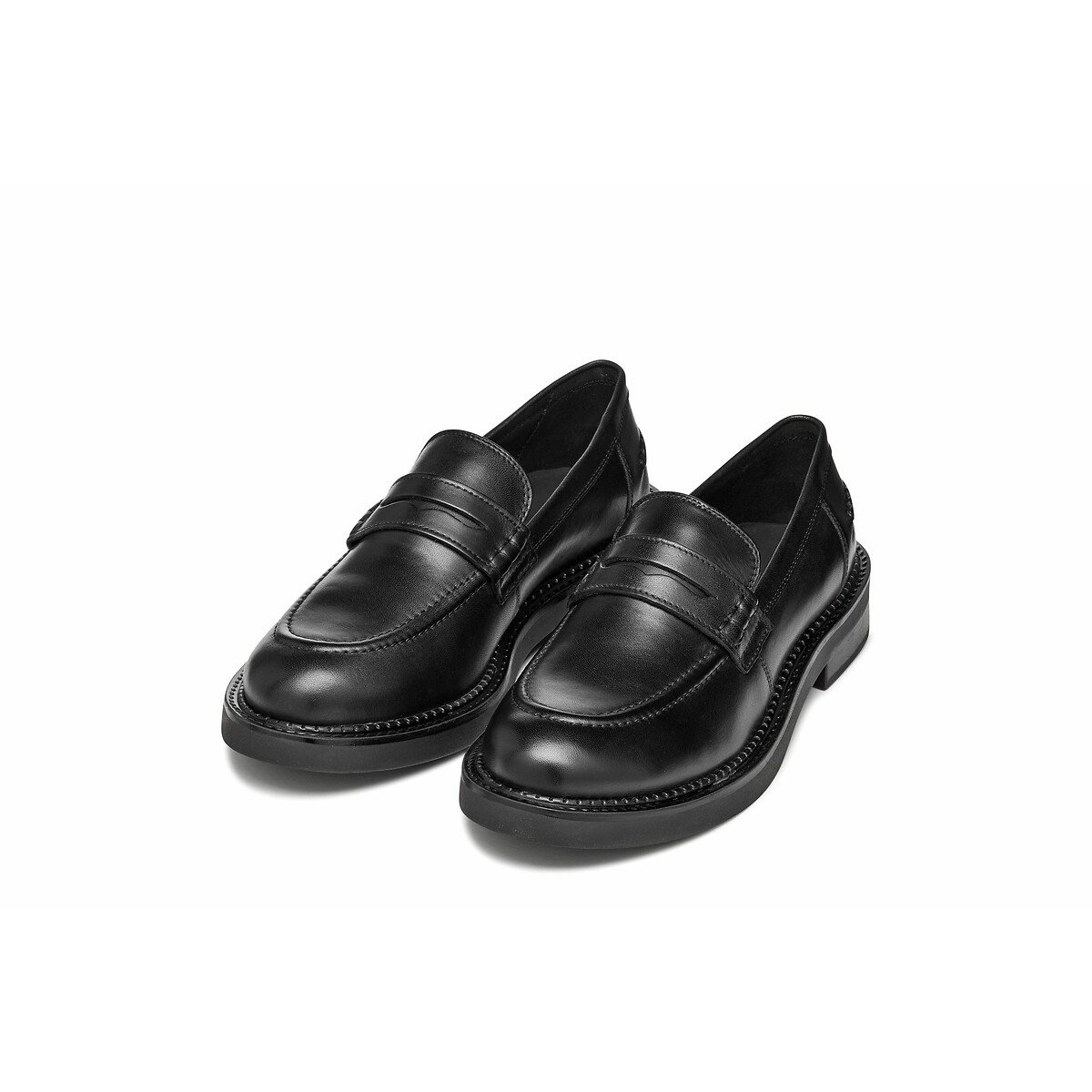 Mocassins en cuir Serilda noir, GEOX