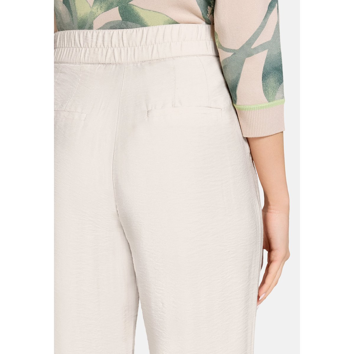 Pantalon Marlene unicolore gris, BETTY BARCLAY