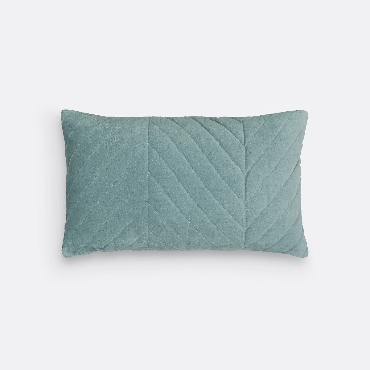 Housse de coussin velours matelassée, Milano céladon, LA REDOUTE INTERIEURS