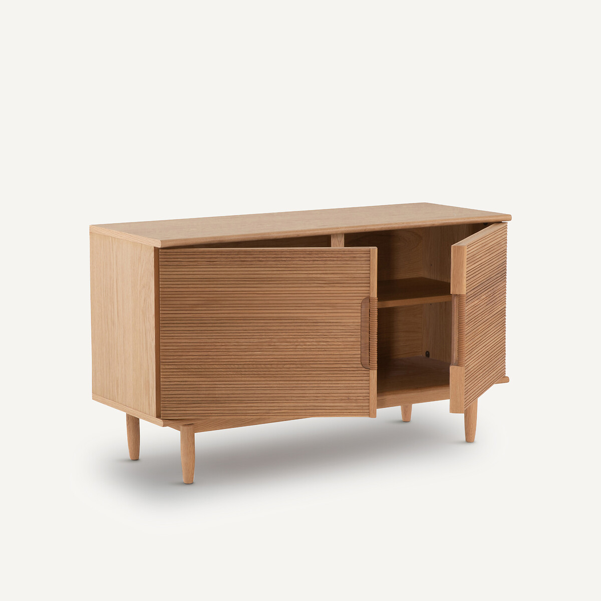 Credenza in rovere e impiallacciatura, Melaly quercia naturale, AM.PM