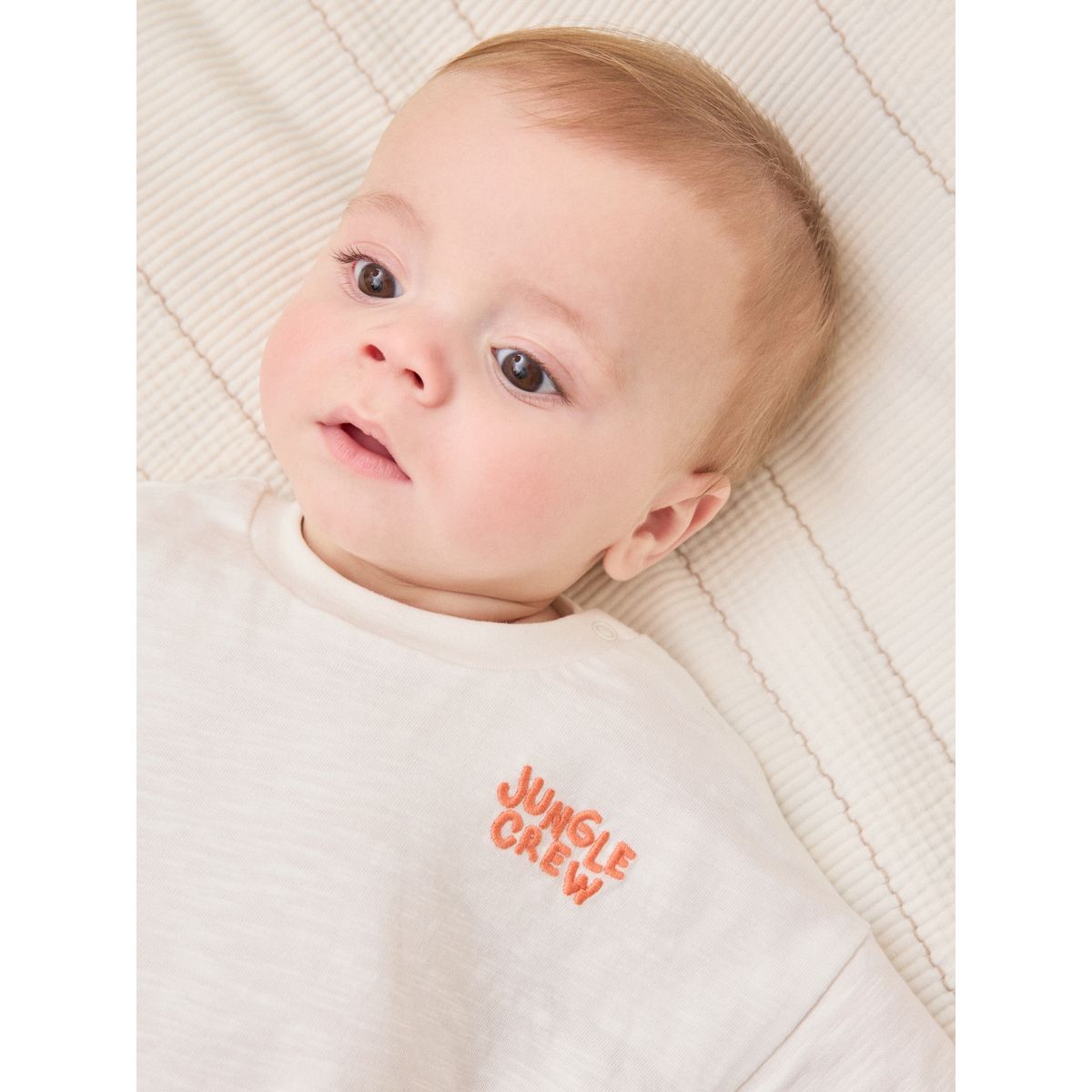 Ensemble bébé avec haut et pantalon animaux du safari à rayures orange, NEXT