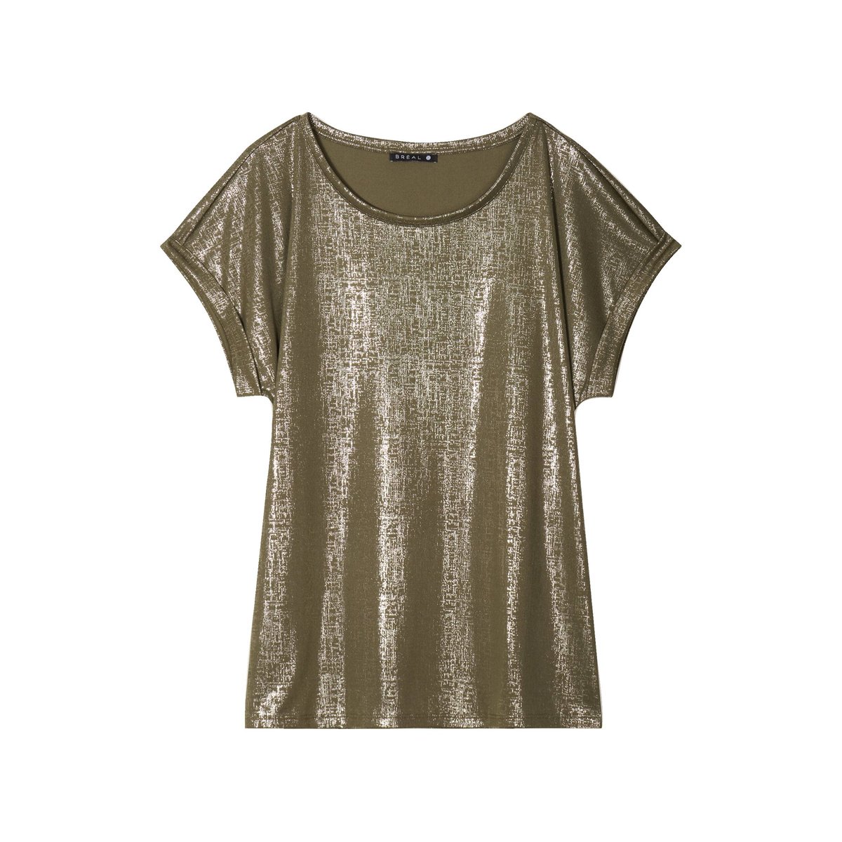 T-shirt manches courtes vert olive, BREAL