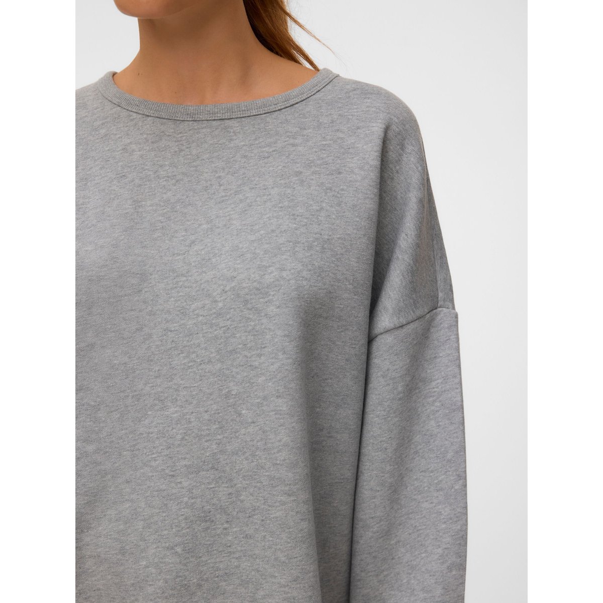 Sweat-Shirt light grey melange 1, VERO MODA