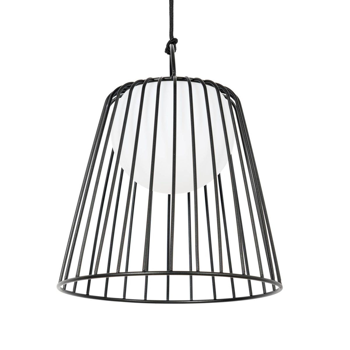 Luminaire extérieur en métal moderneLED noir, blanc, LINDBY