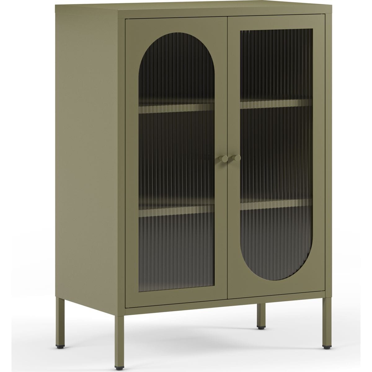 Buffet 2 portes en métal - YSIA vert, HOMIFAB