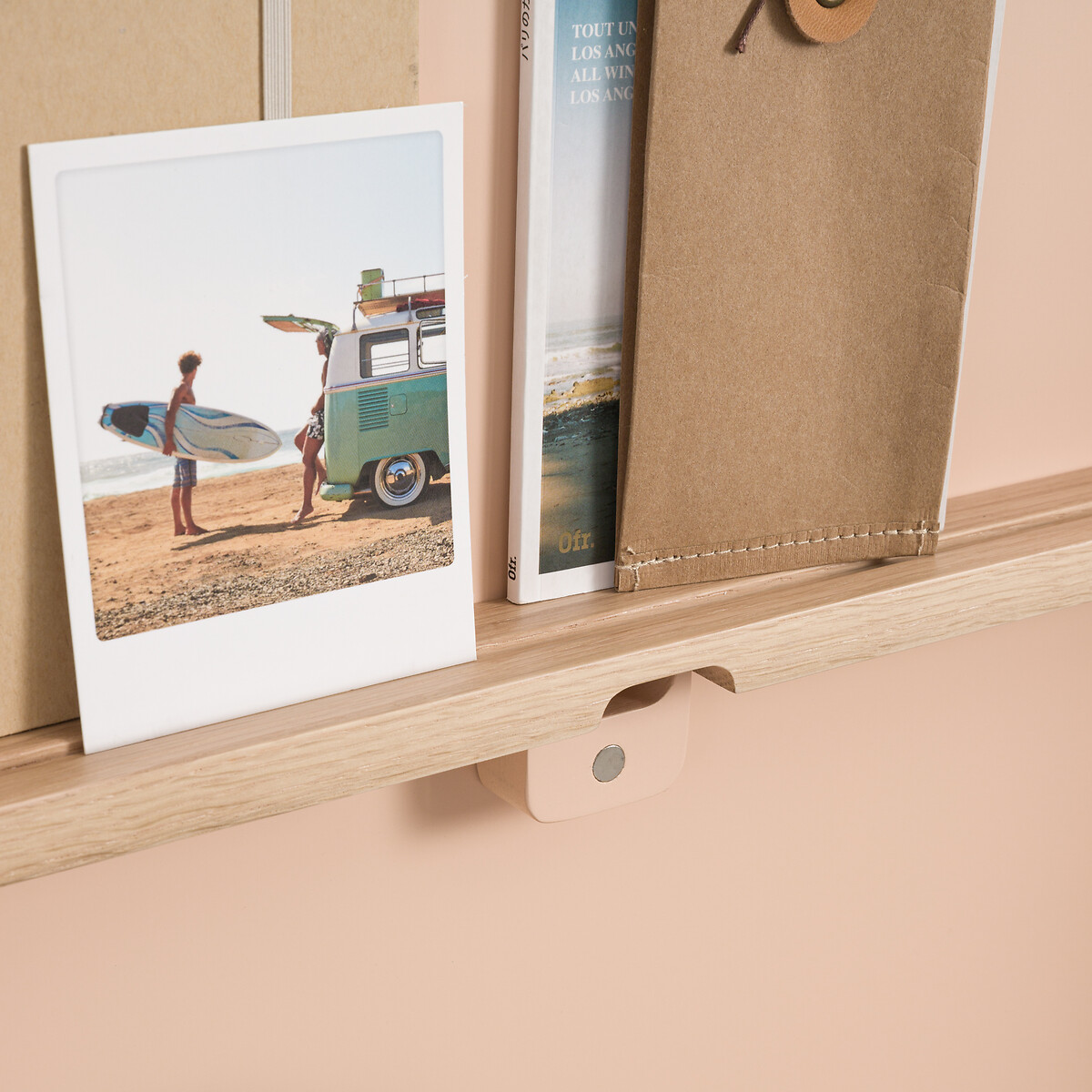 Mathéo Wall Desk natural oak veneer, LA REDOUTE INTERIEURS