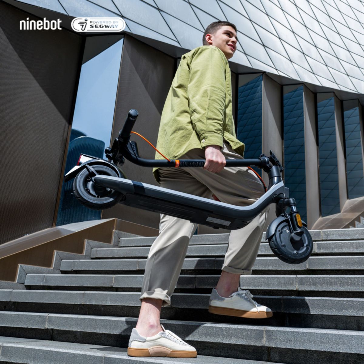 Trottinette électrique E2 Plus II couleur unique, NINEBOT