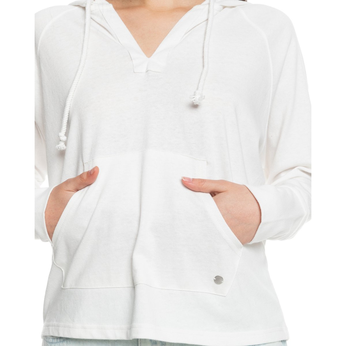 Sweat à capuche DESTINATION SURF. blanc snow white, ROXY