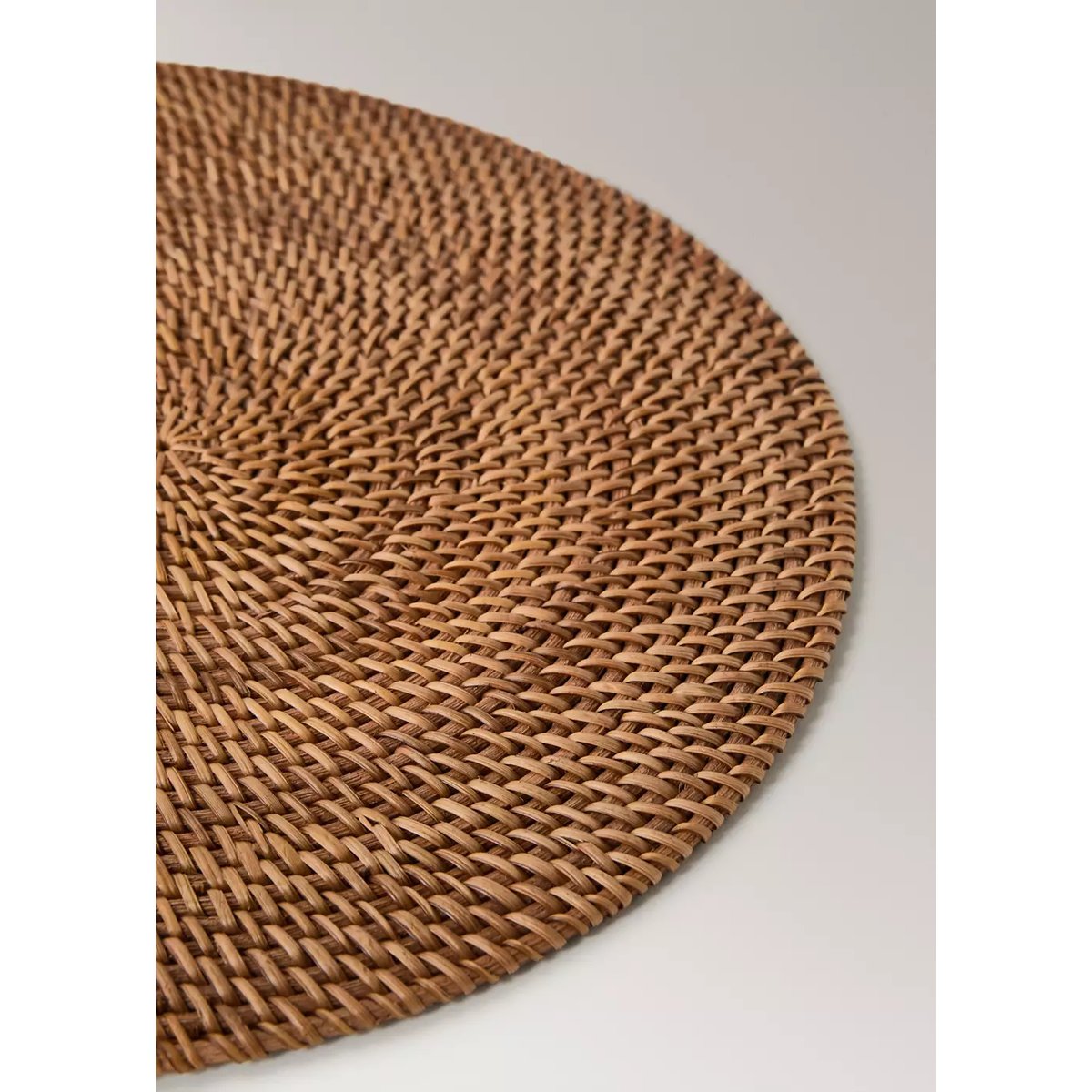 Set de table rond en rotin marron, MANGO HOME