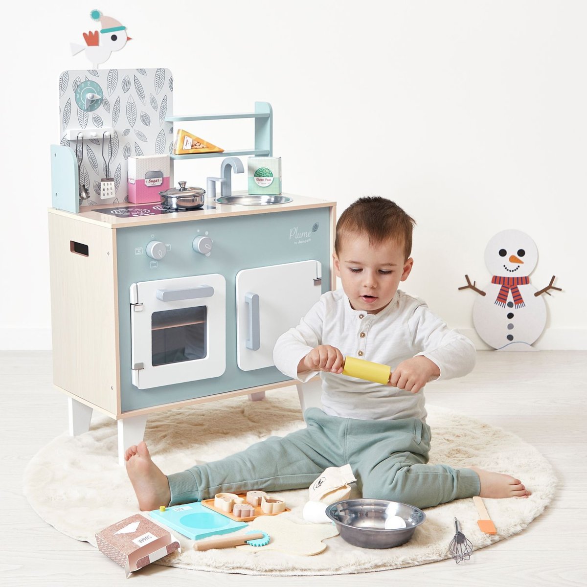 Grande cuisine Plume en bois naturel, JANOD