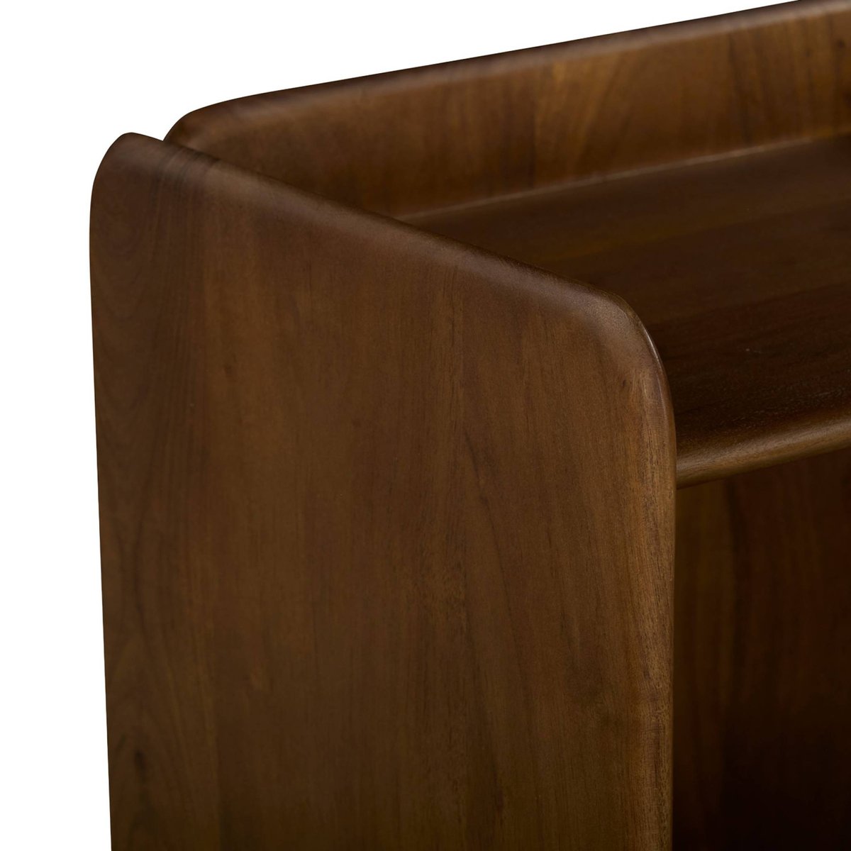 Table de chevet exotique bois d'acacia 2 niveaux TARA naturel, SWEEEK