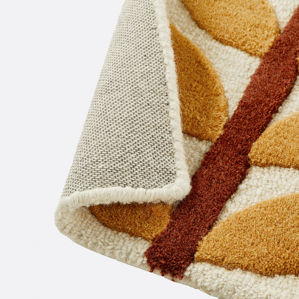 Tapis en 100% laine, motifs fleurs, CORTES multicolore, LA REDOUTE INTERIEURS