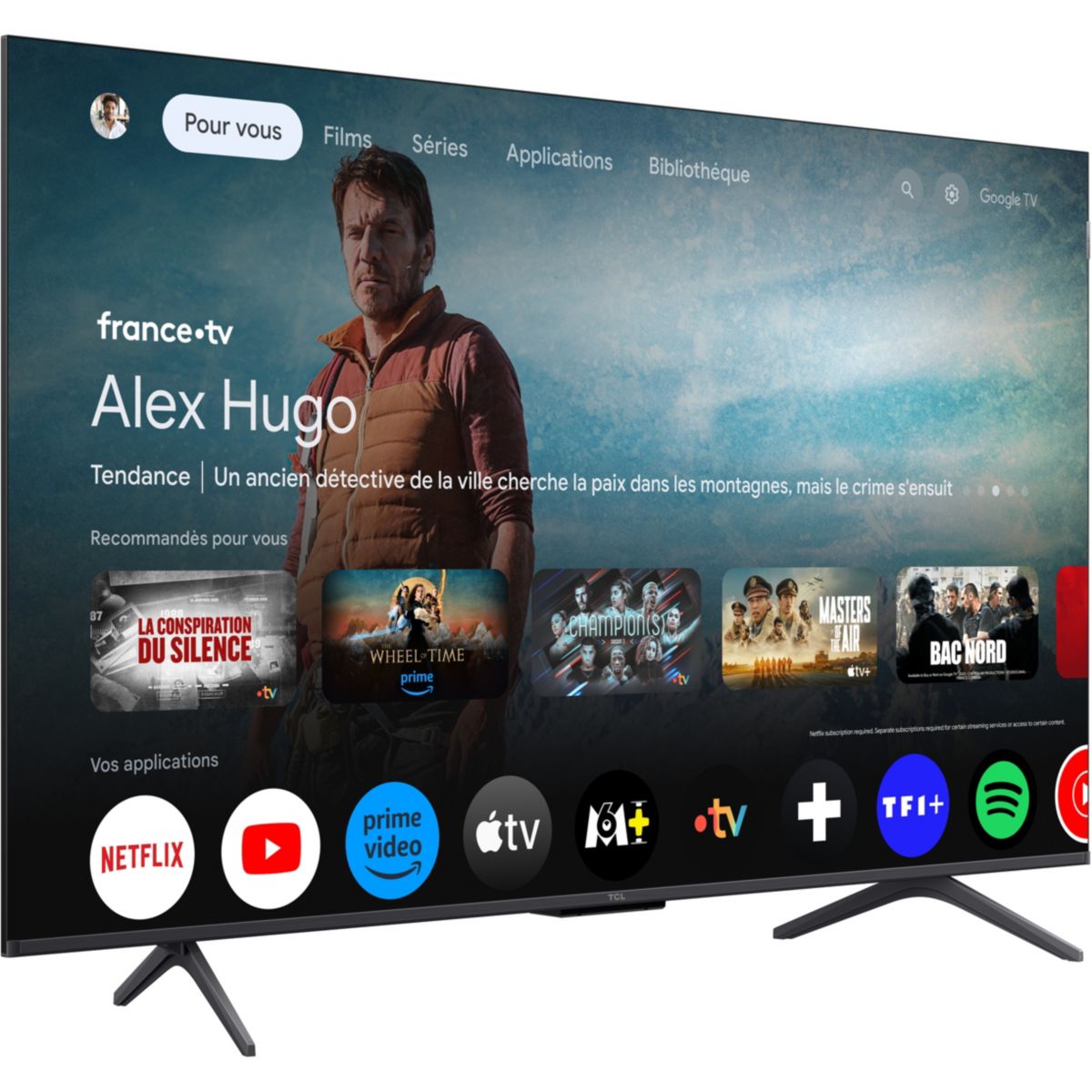 TV Mini LED 50C69K (2026) 50" (126 cm) couleur unique, TCL