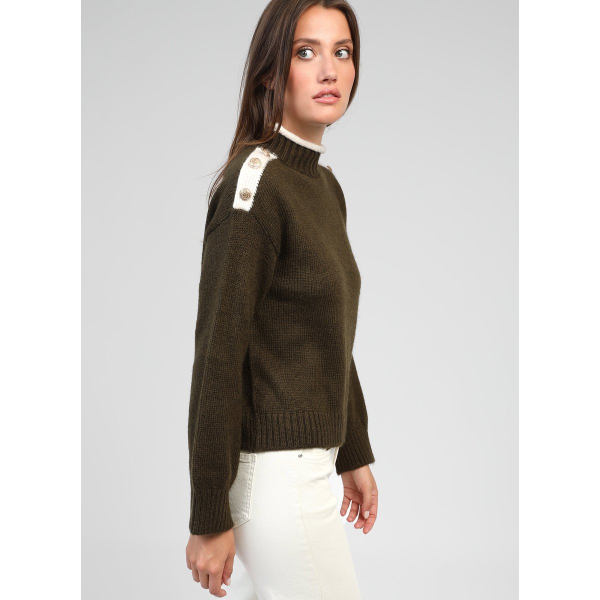 Pull LOUKI kaki, AN'GE