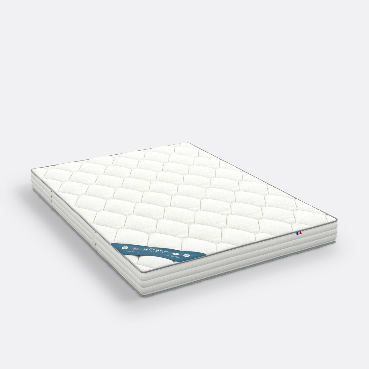 Matelas latex, soutien ferme, accueil mousse viscoélastique blanc, LA REDOUTE INTERIEURS