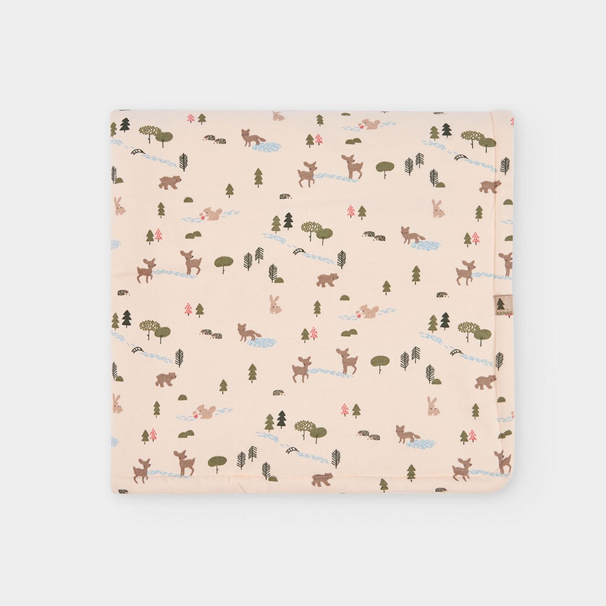 Couure molleton bébé imprimé forêt animaux multicolore, BOBOLI