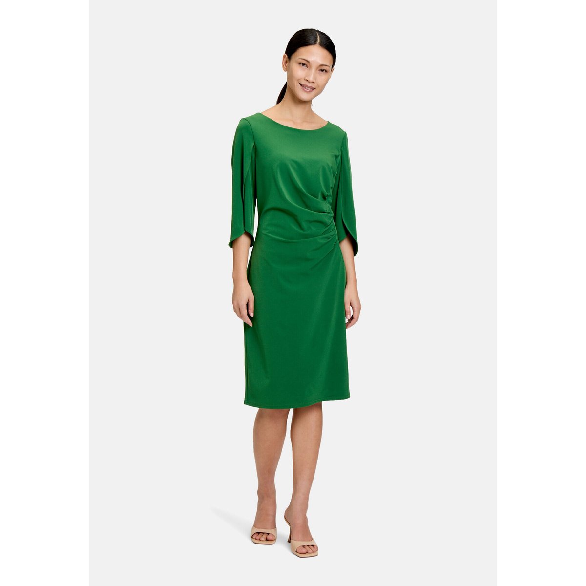 Robe en jersey à manches 3/4 green meadow, VERA MONT