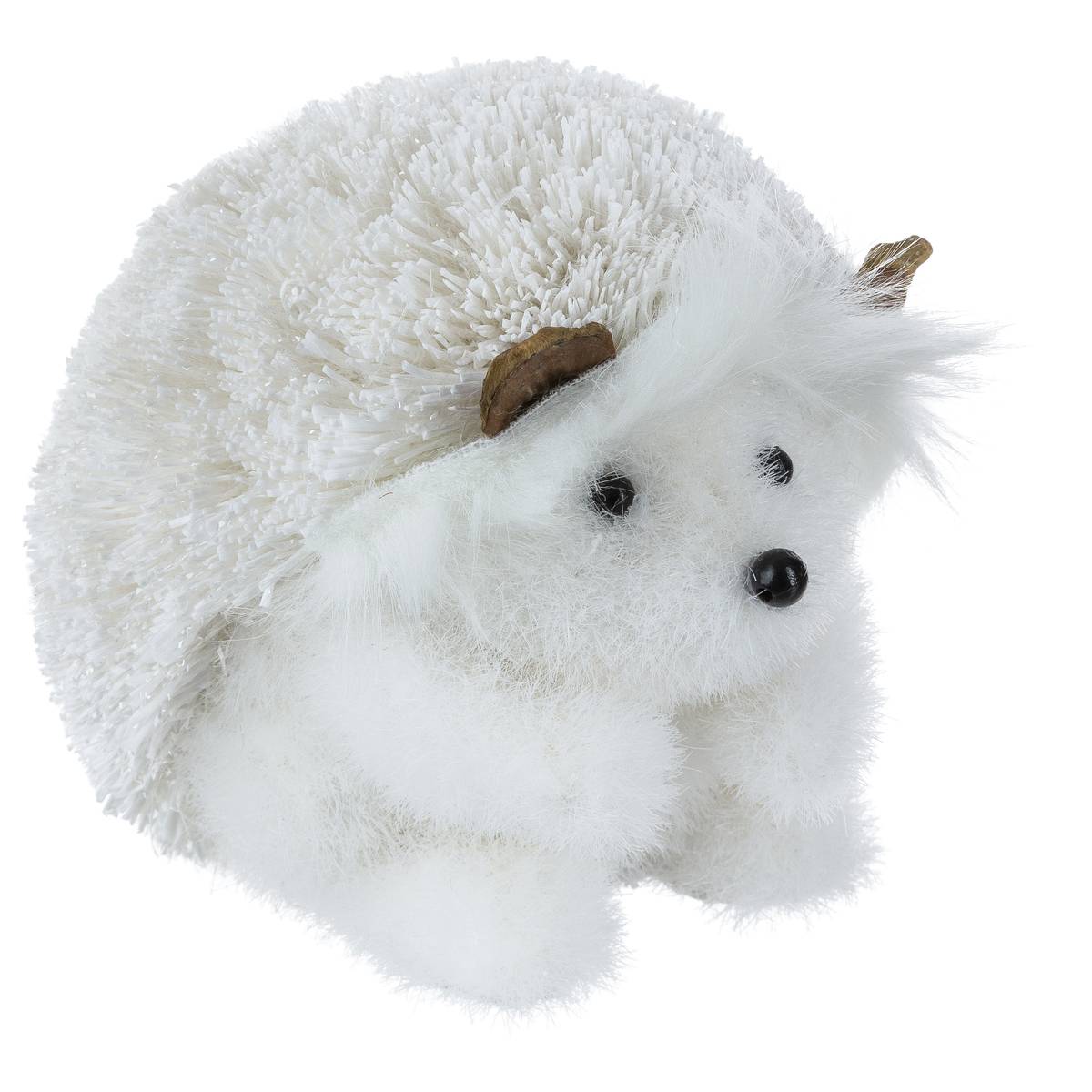 Décoration Peluche en imitation fourrure blanc, ATMOSPHERA