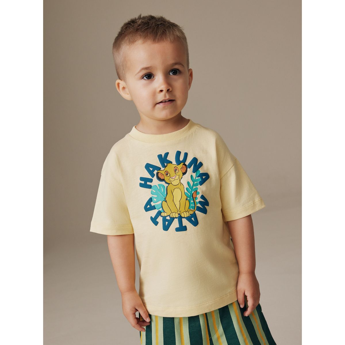 T-shirt manches courtes et short le roi lion jaune, NEXT