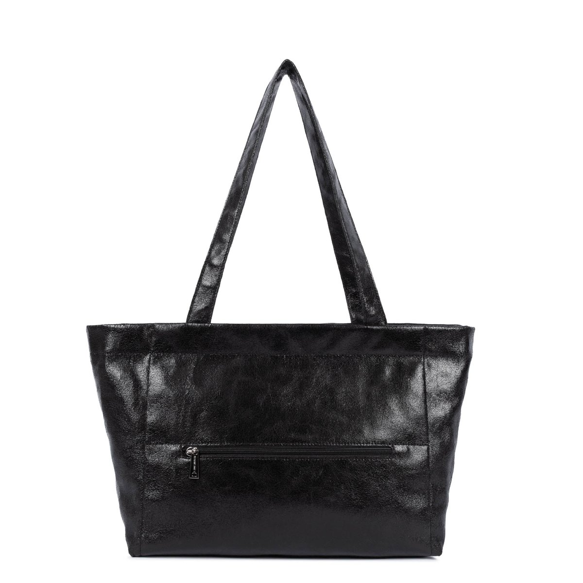 Sac cabas épaule RÉTRO KBA noir, LANCASTER