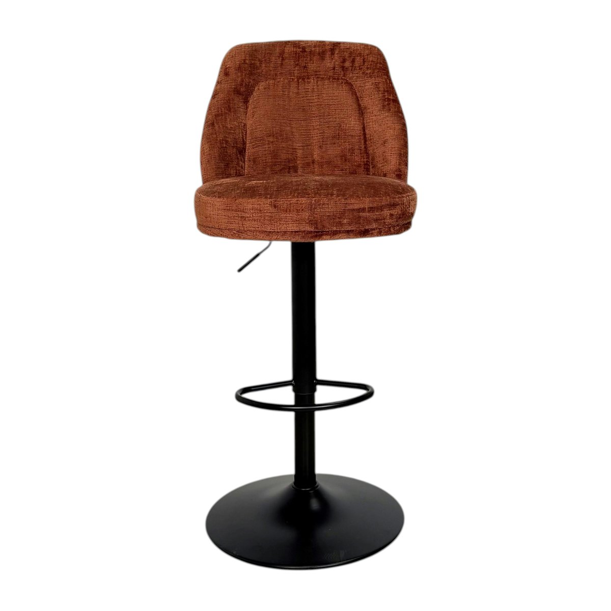 Chaise de bar pivotante et réglable (lot de 2) IENA rouille, PIER IMPORT