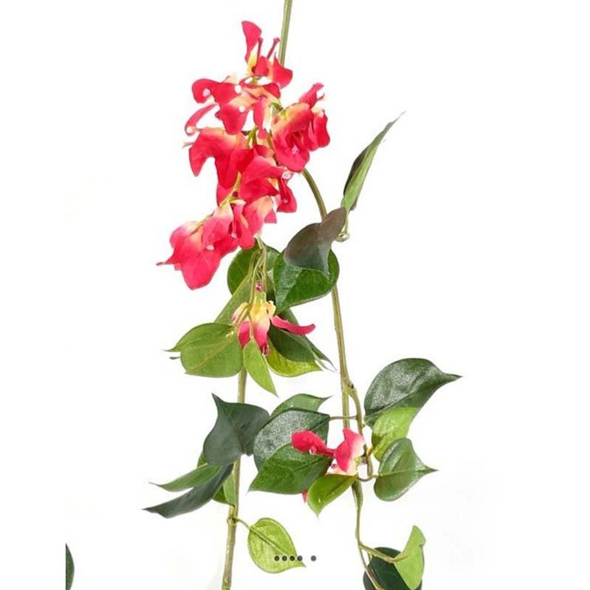 Guirlande de bougainvillier artificielle en t vert rose, ARTIFICIELLES