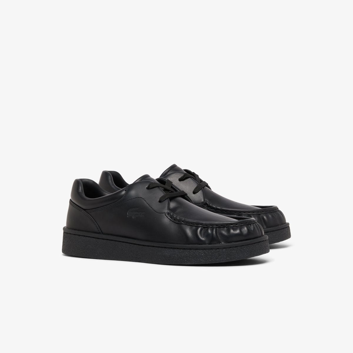 Sneakers Claylow homme en cuir noir-02h, LACOSTE