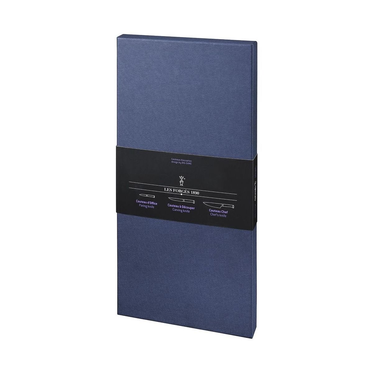 Coffret trio 3 couteaux les forgés 1890 coloris unique, OPINEL