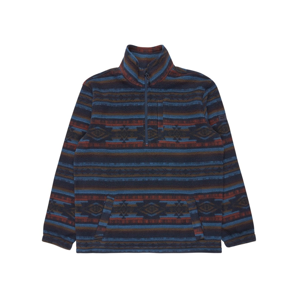 Polaire demi-zip col montant BOUNDARY bleu dark navy, BILLABONG