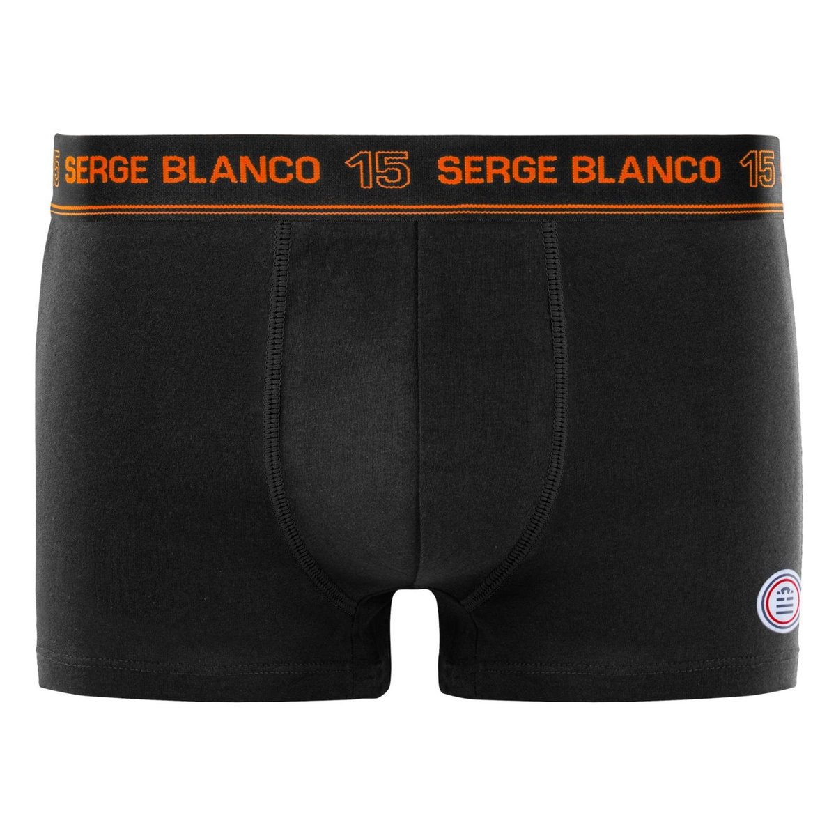 Lot De 4 Boxers Coton noir/bleu/rouge/orange/jaune, SERGE BLANCO