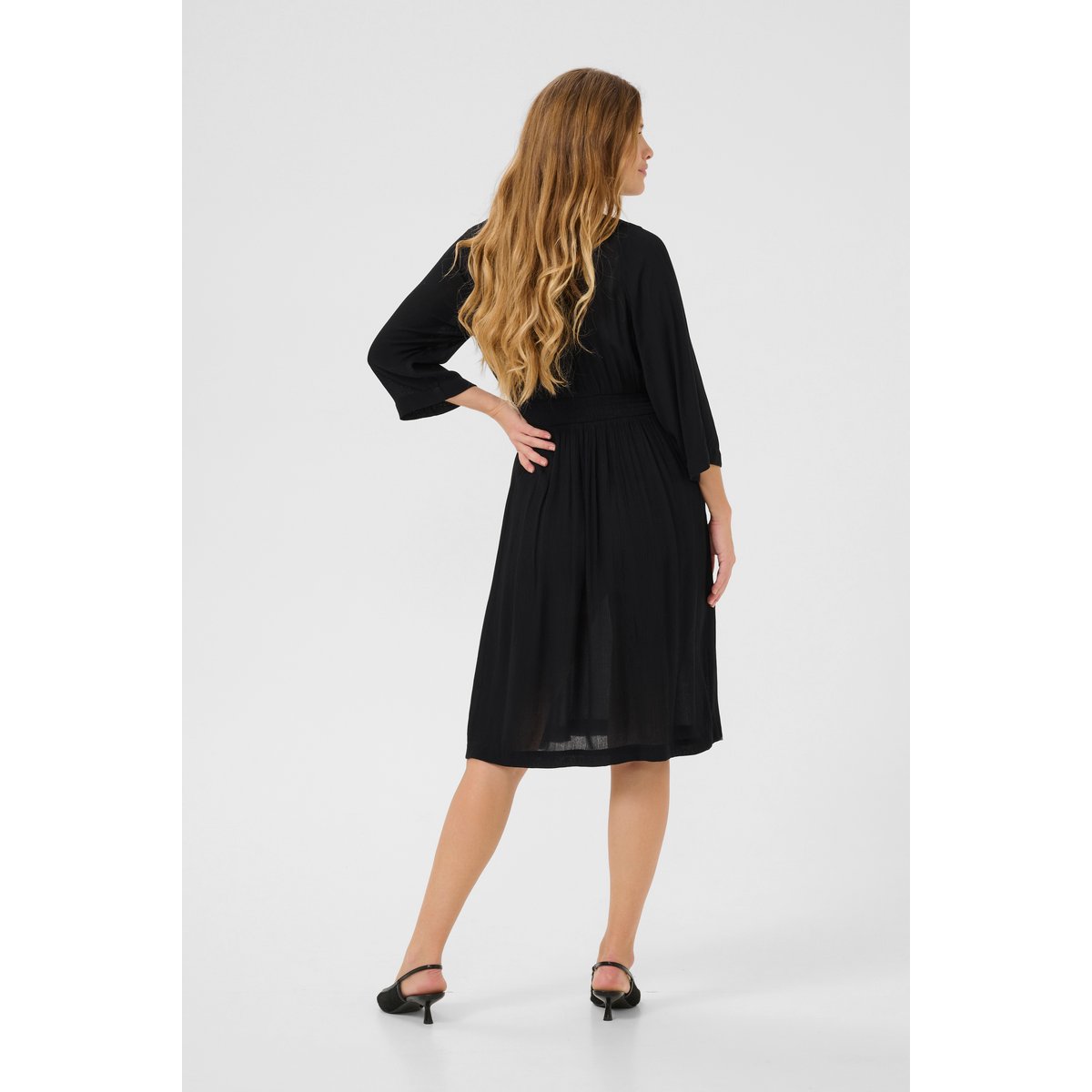 Dress noir black deep, KAFFE