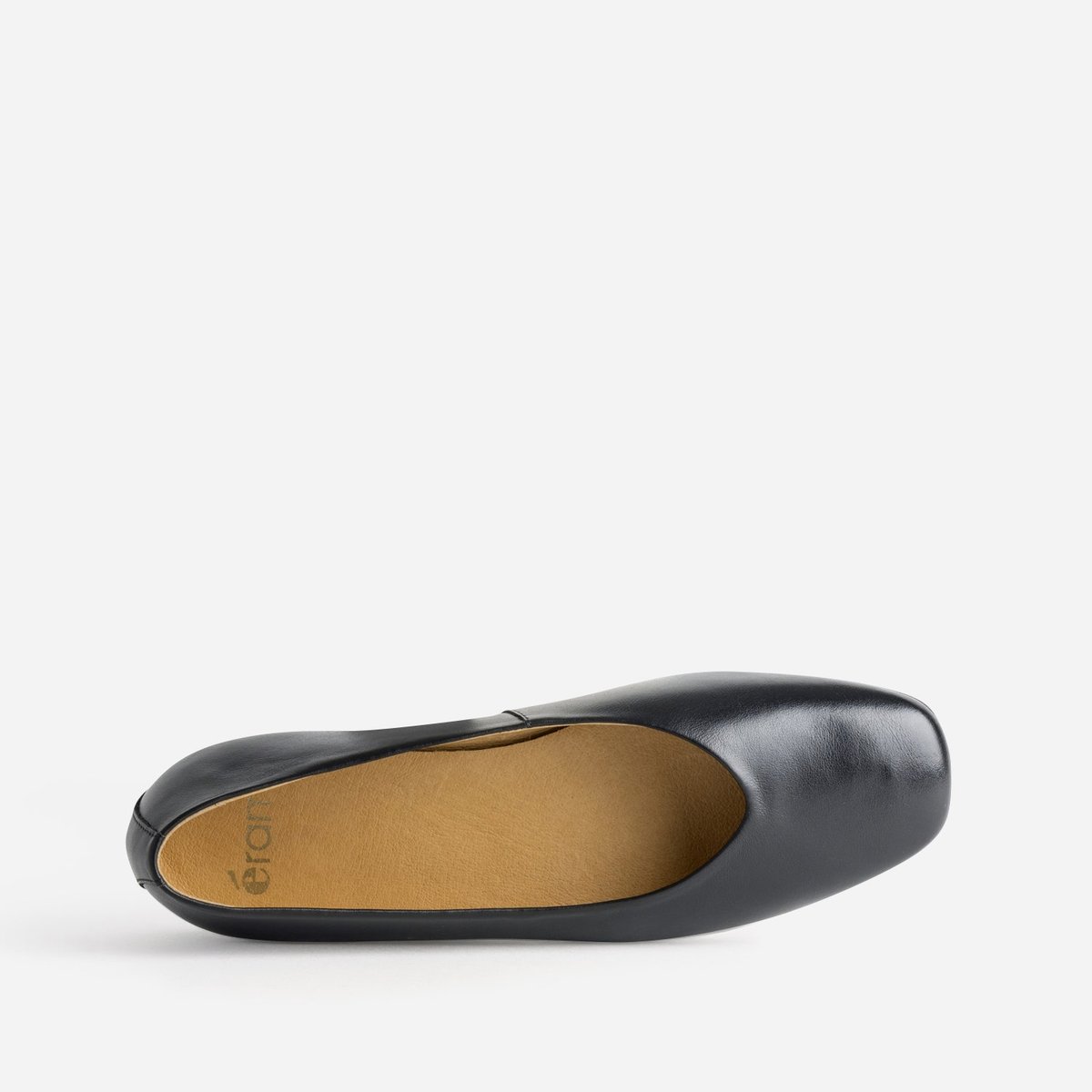 Ballerine en cuir BINTOU noir, ERAM